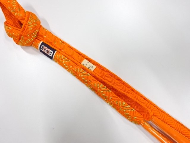 JAPANESE KIMONO / UNUSED HAND-TIED OBIJIME CORD